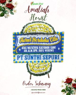 Papan Bunga Duka di Kamurang